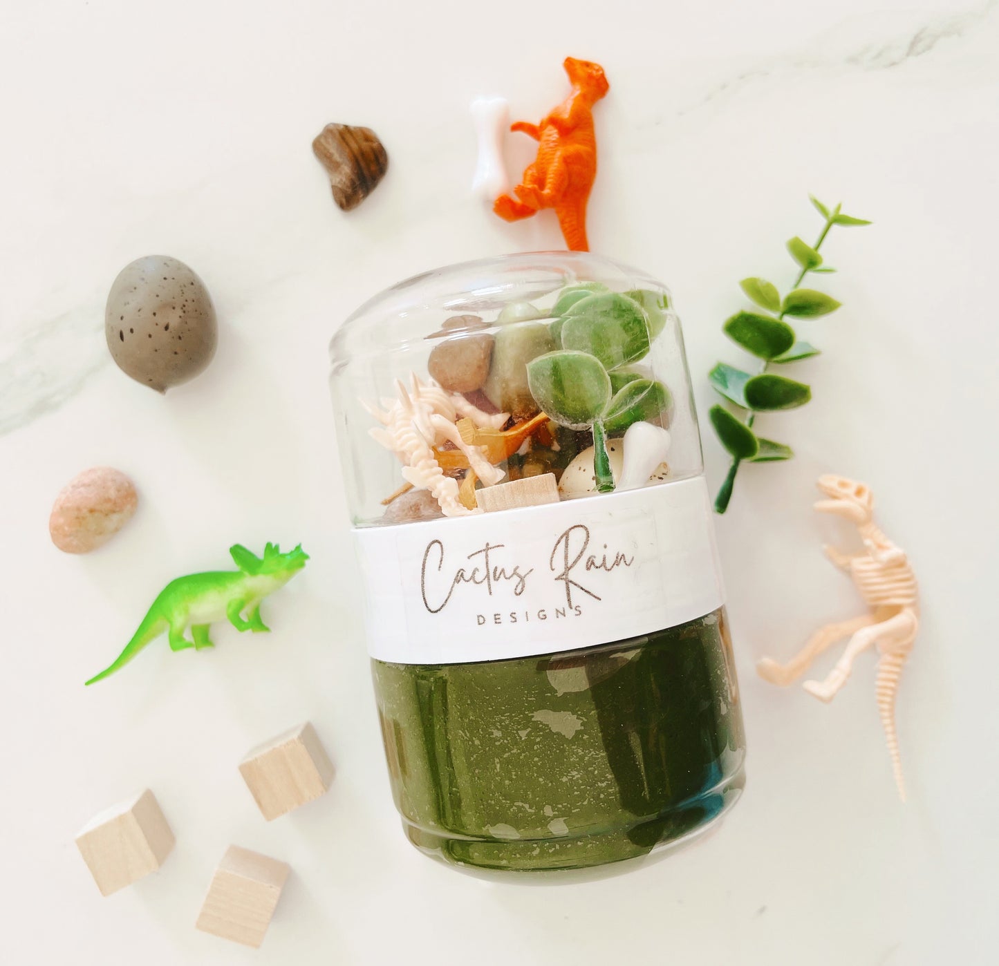 Dinosaur Let's Go Dough Jar