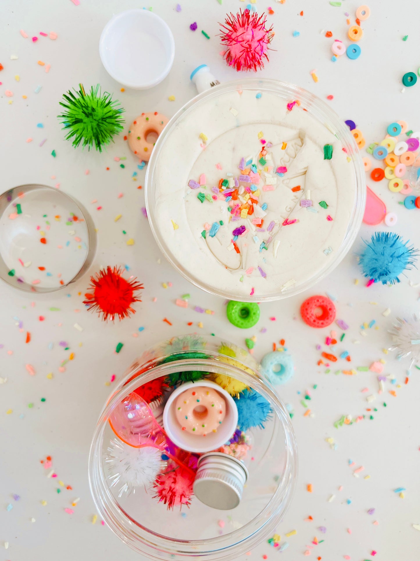 Milk and Cereal Let's Go Dough Jar