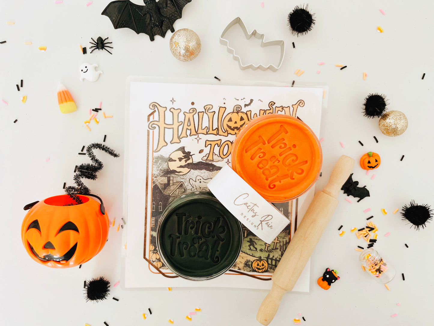 Halloween Town Sensory Dough Bag Kit
