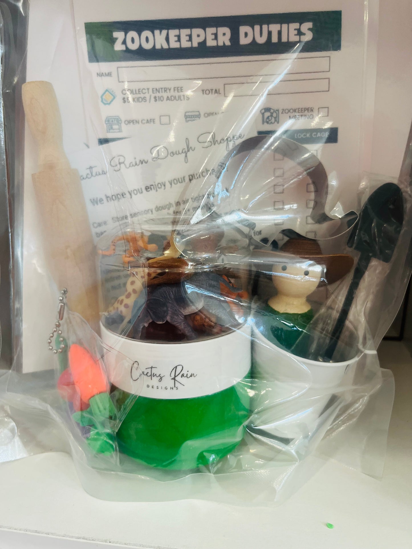 Zoo Sensory Dough Bag Kit