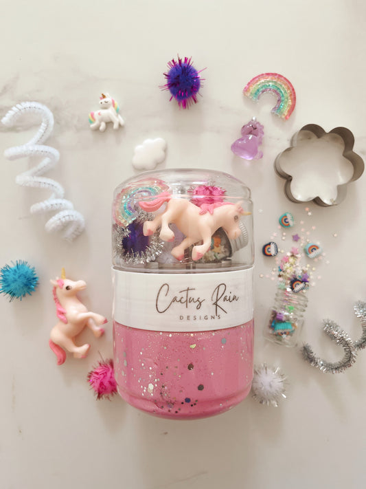 Unicorn Let's Go Dough Jar