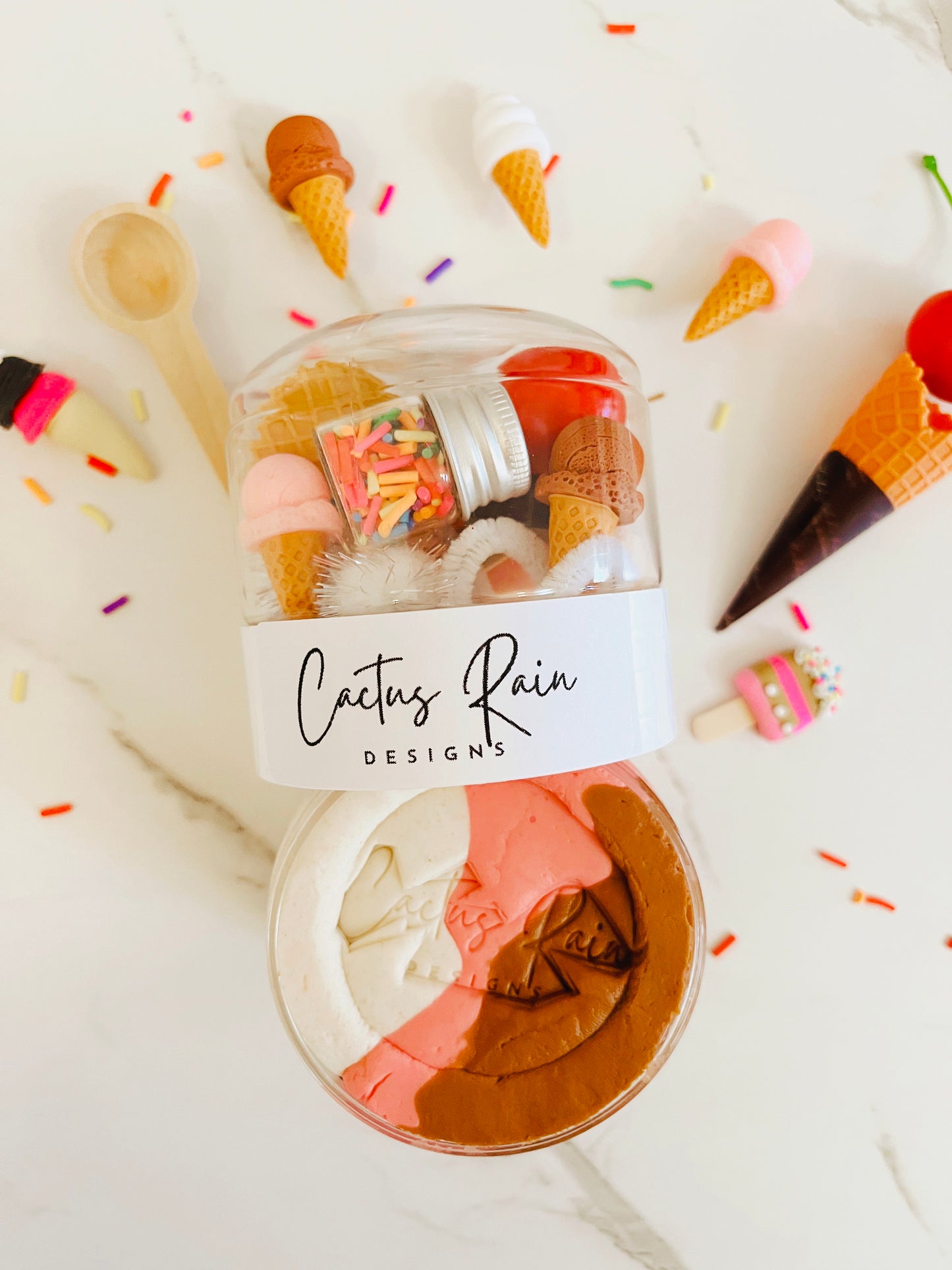 Ice Cream Let's Go Dough Jar