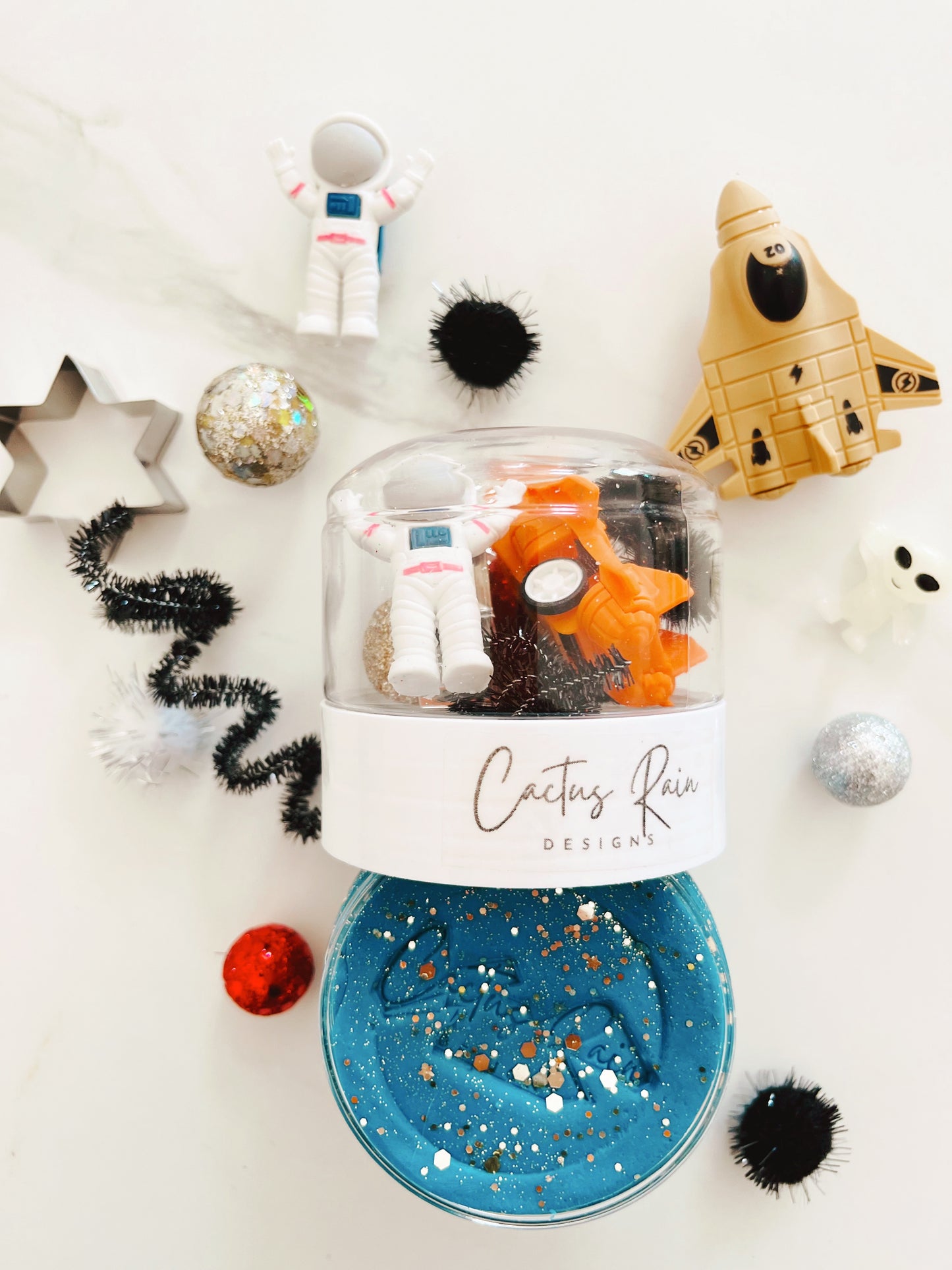 Space Let's Go Dough Jar