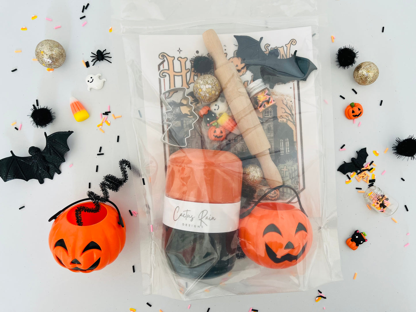 Halloween Town Sensory Dough Bag Kit