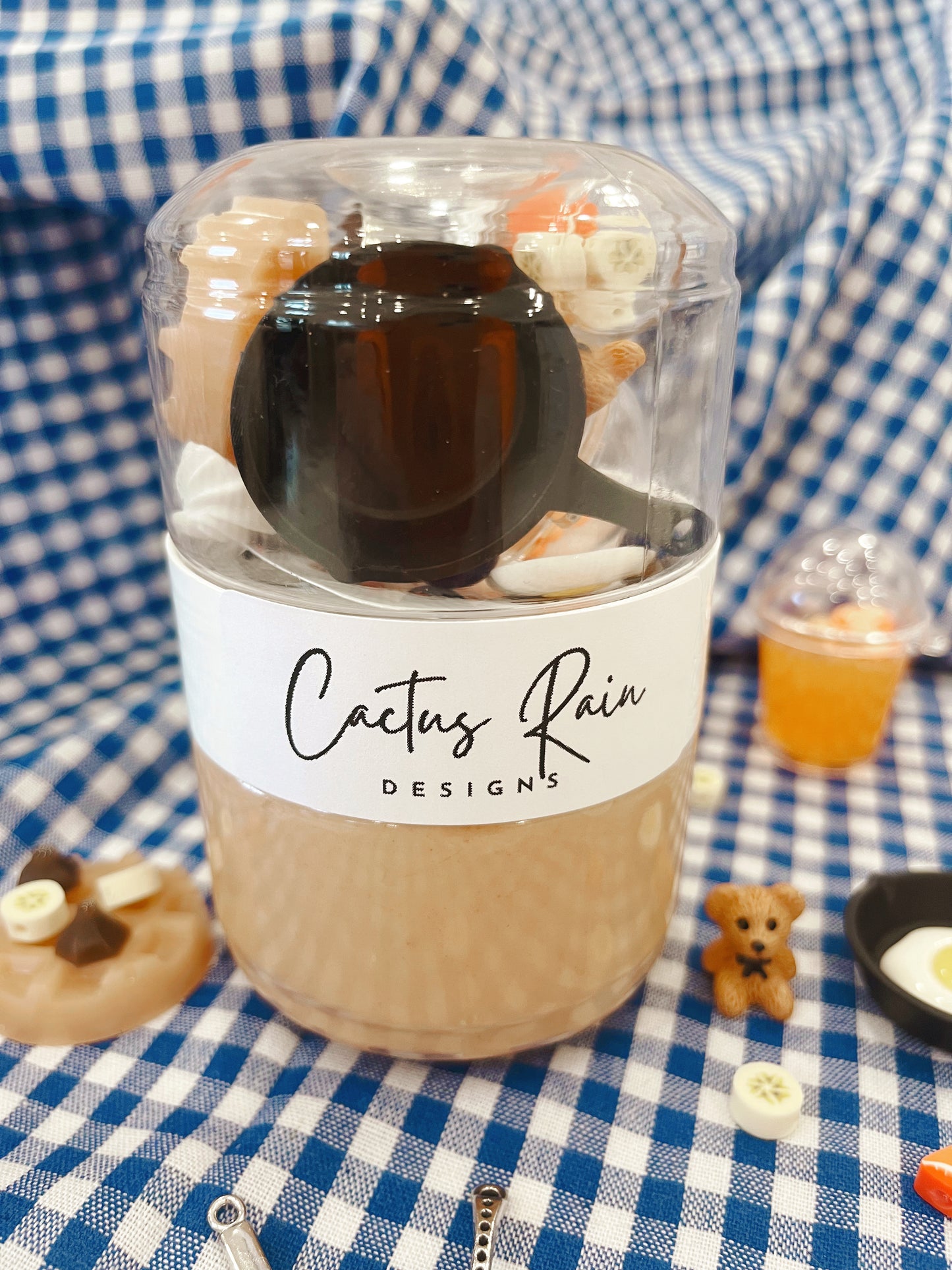 Sleepy Bear Breakfast Diner Let's Go Dough Jar