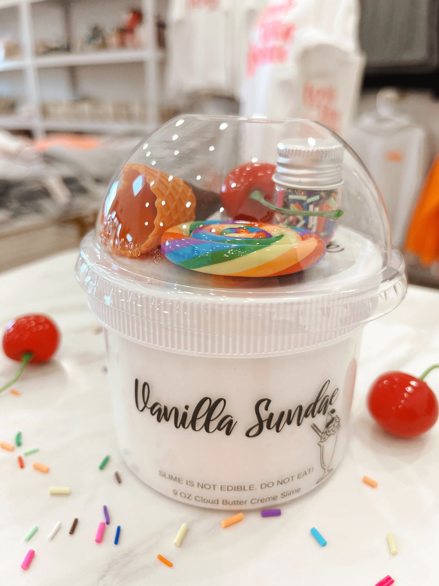 Vanilla Sundae Slime
