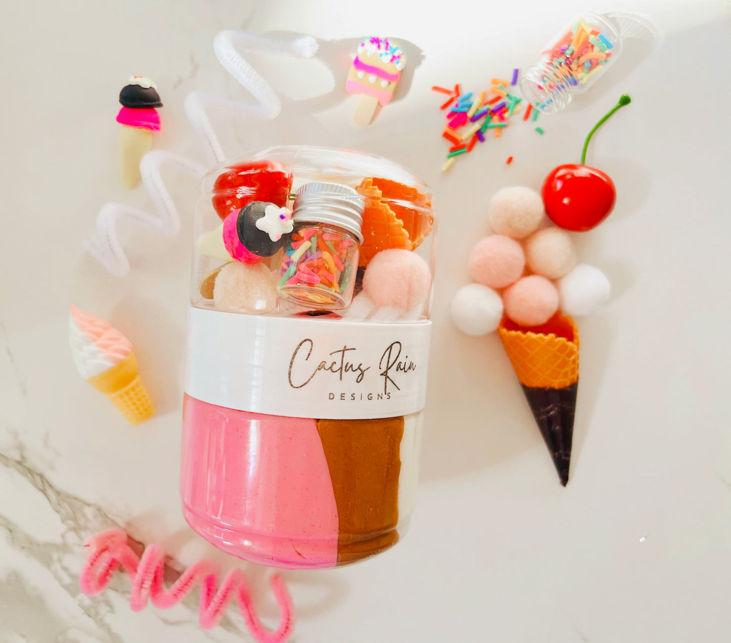 Ice Cream Let's Go Dough Jar