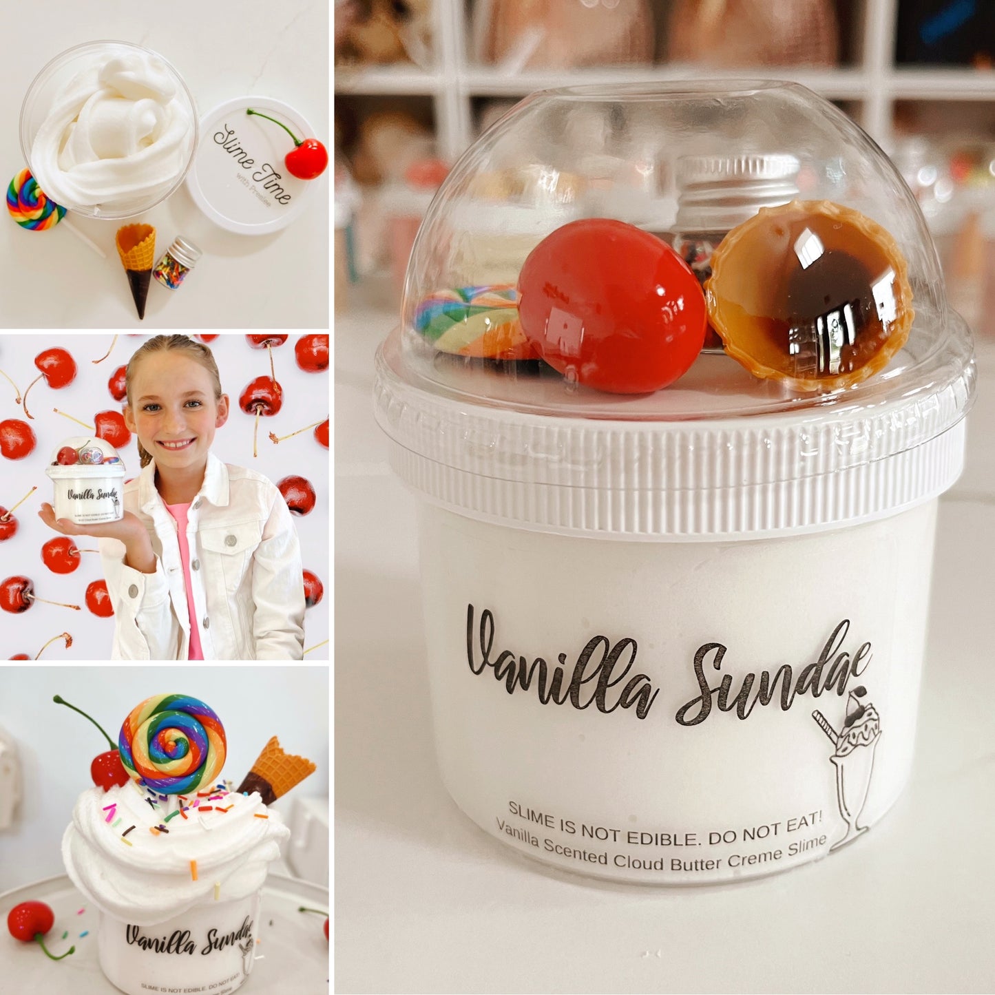 Vanilla Sundae Slime