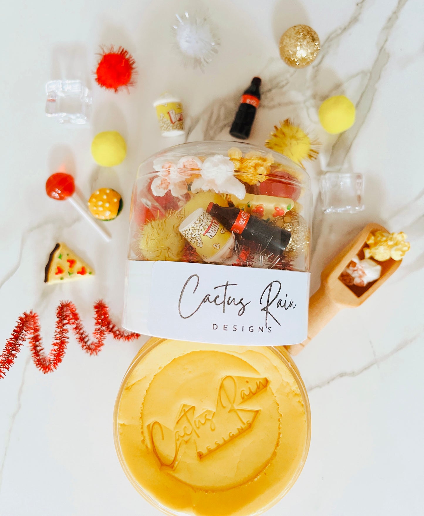 Movie Night Let's Go Dough Jar