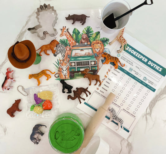 Zoo Sensory Dough Bag Kit