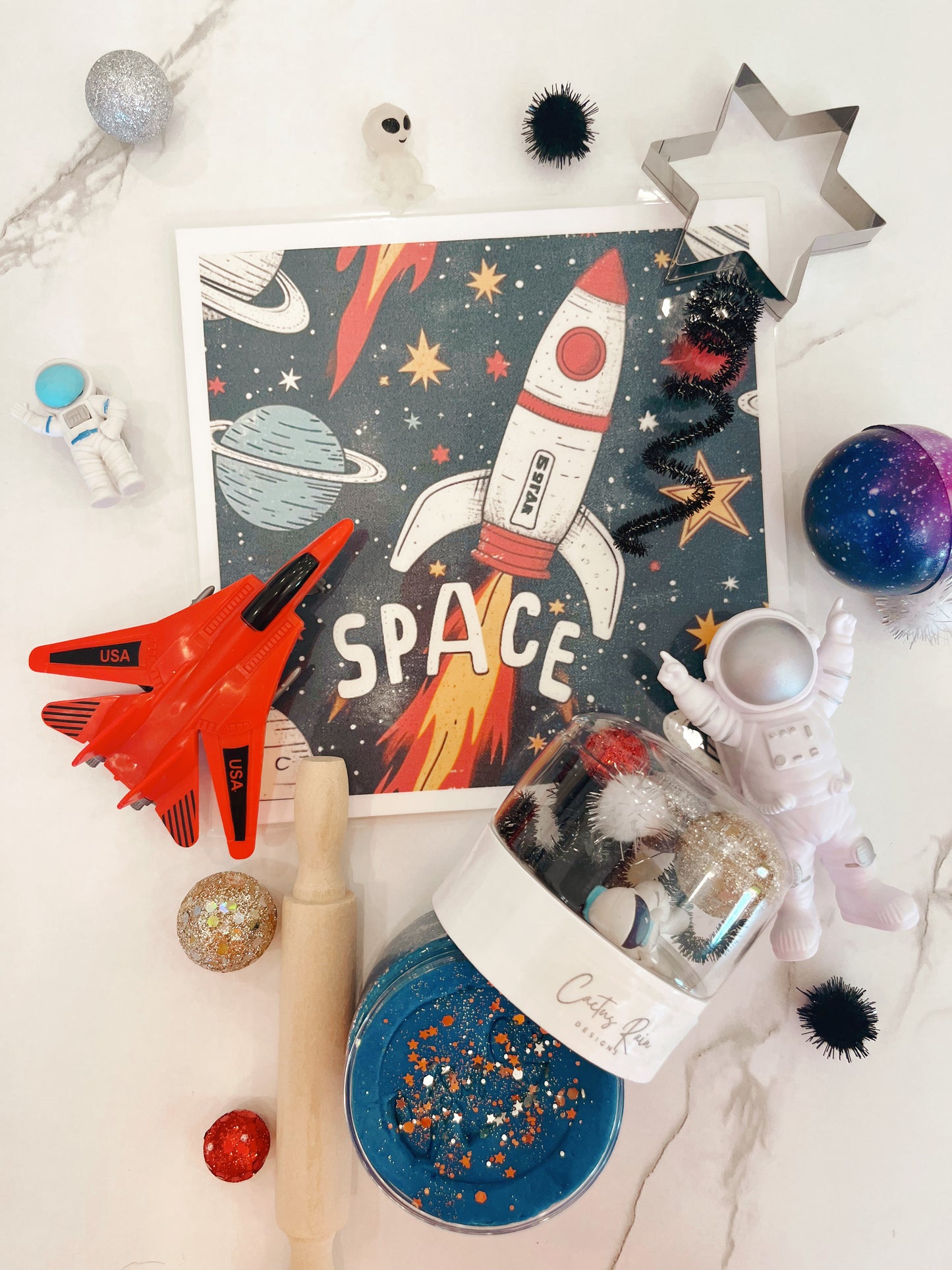 Space Sensory Dough Bag Kit