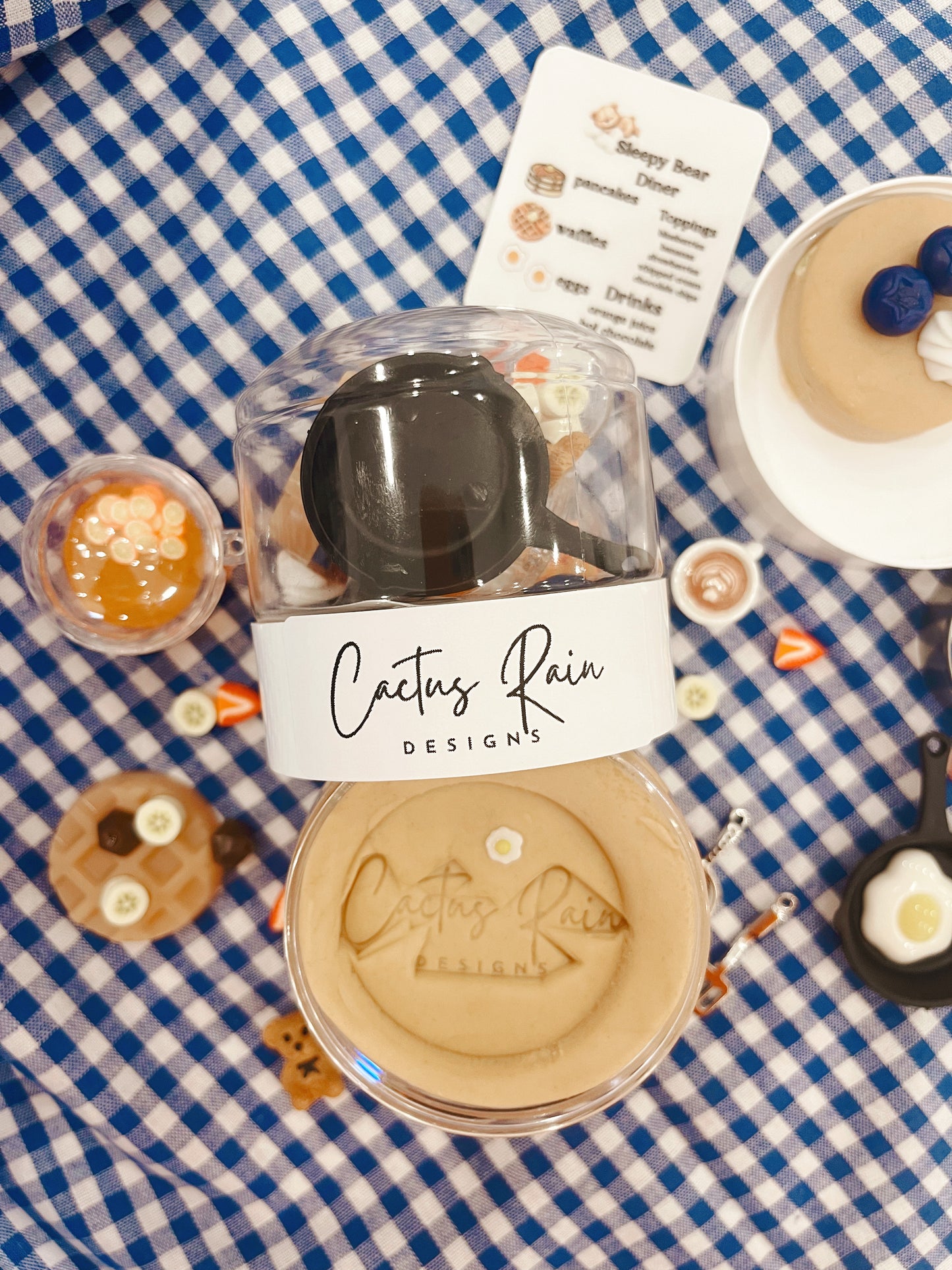 Sleepy Bear Breakfast Diner Let's Go Dough Jar