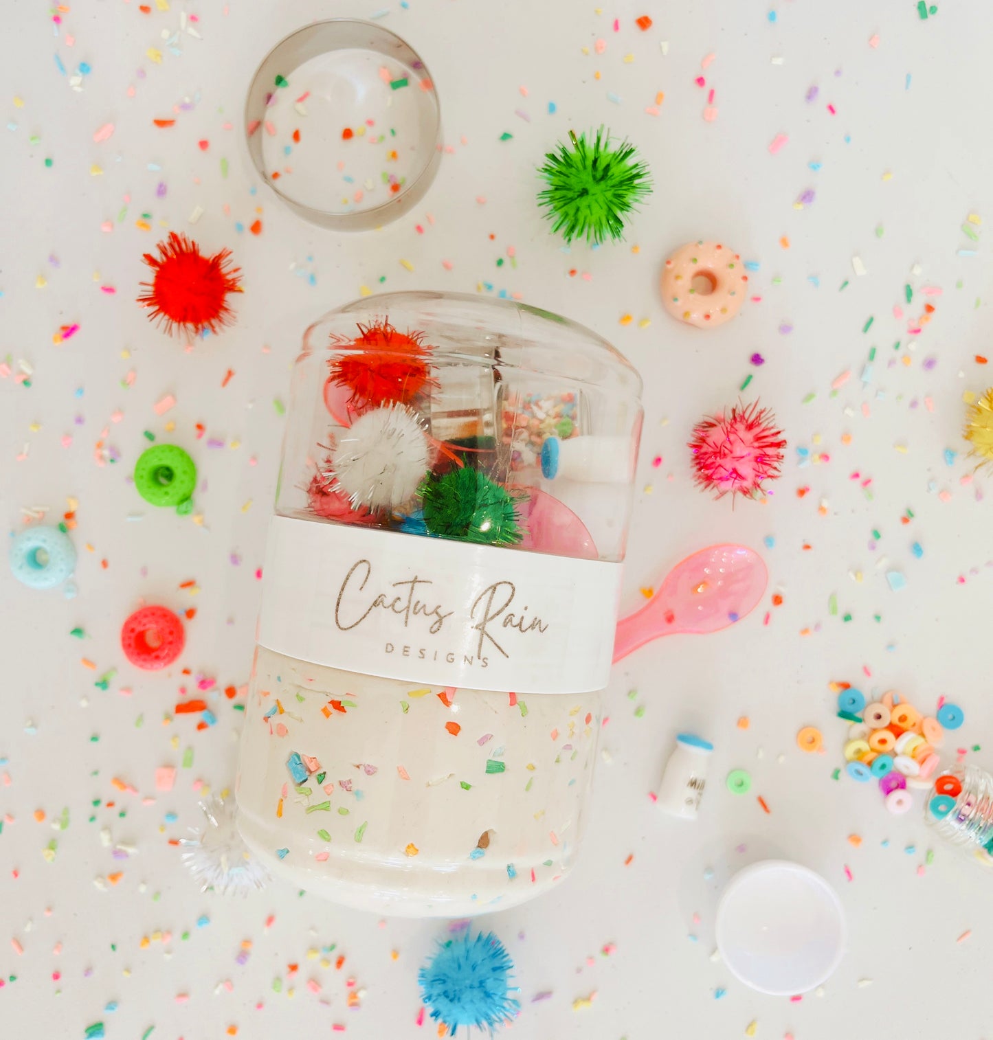 Milk and Cereal Let's Go Dough Jar