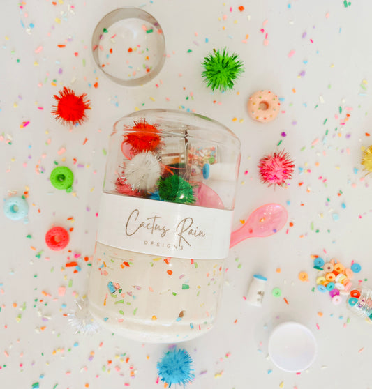 Milk and Cereal Let's Go Dough Jar